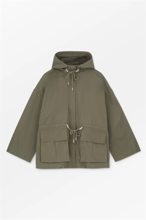 SKALL STUDIO GARDEN PARKA JACKET KHAKI